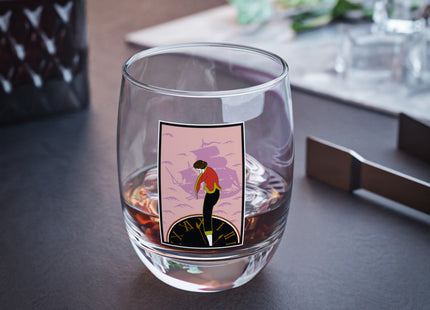 Woman Waiting for her Beloved at 1:59 by Kobayashi Kaichi Whiskey Glass