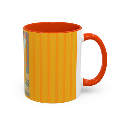 Sur Les Marches Du Jardin by Georges LePape Colorful Mugs (11oz, 15oz)