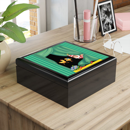 Easter Elf's Whimsy Jewelry Box