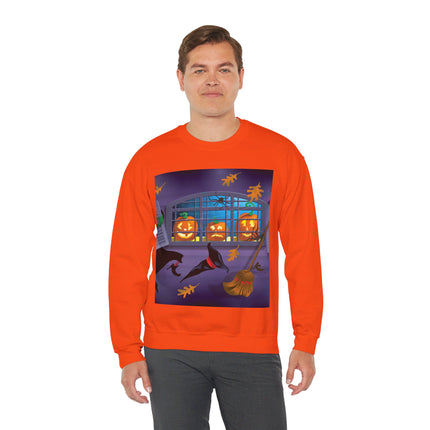 Whimsical Halloween Mischief Unisex Heavy Blend™ Crewneck Sweatshirt