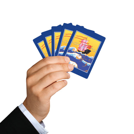 Golden Seas and Whimsical Dreams Playing Cards
