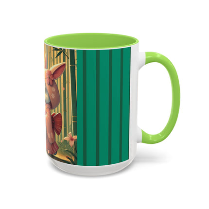 Geisha Kitten’s Easter Stroll Colorful Mugs (11oz, 15oz)