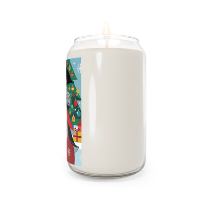 ❤️ The Lady Of The Crimson Scarf Scented Soy Candle – Art Deco Christmas Elegance