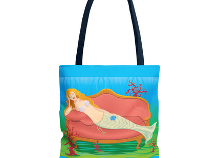 A Mermaid's Peaceful Refuge Tote Bag (AOP)
