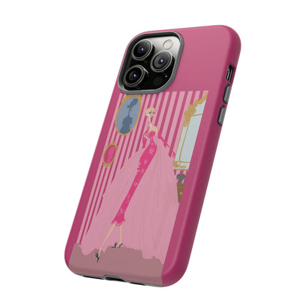 Lady in Pink Phone Case – Graceful Sophistication