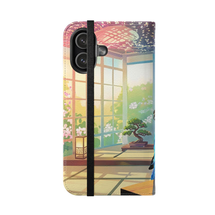 🎧🦜 Parrot DJ Flip Case – Neon Beats & Cyber Groove