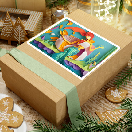 Charming Mermaid Kiss-Cut Stickers (4 Sizes)