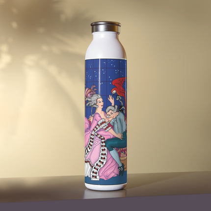 The Jealous Parrot by George Barbier Slim Water Bottle