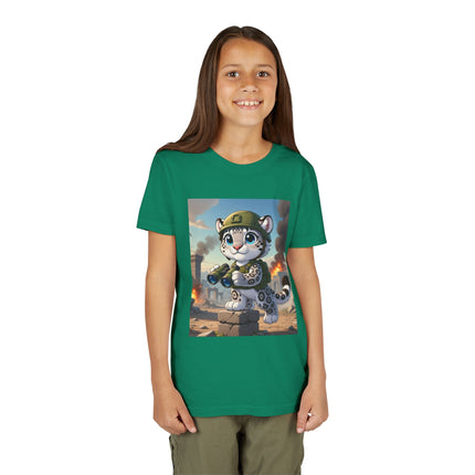 Snow Leopard Lookout Youth Short Sleeve Tee