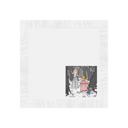 Fairy Tale Elegance White Coined Napkins
