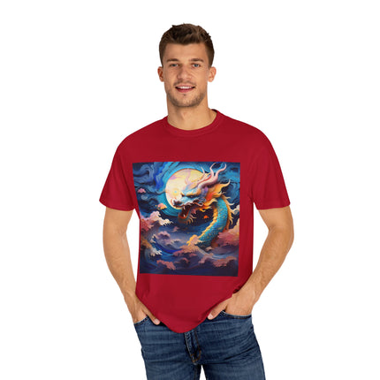 A Dragon's Ascent Unisex Garment-Dyed T-shirt