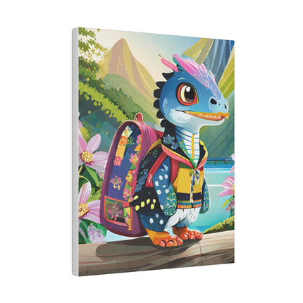 Baby Raptor Matte Canvas, Stretched, 0.75"