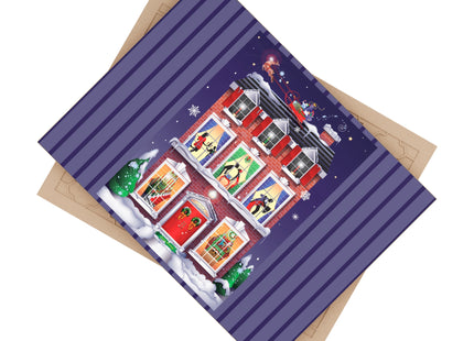 A Christmas Eve Celebration Ceramic Tile