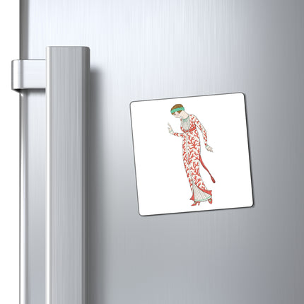 Parisian Costume by George Barbier Magnets (3 Sizes)