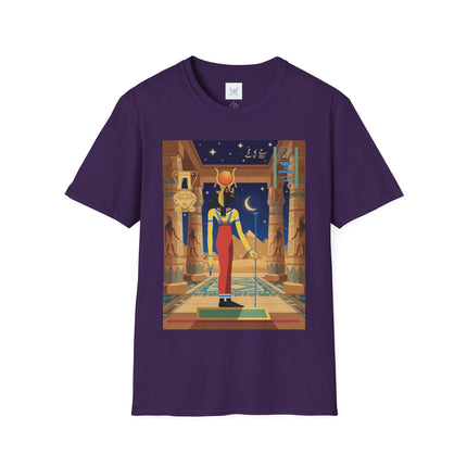 Bastet Egyptian Cat Goddess T-Shirt – Joy, Protection & Feline Grace