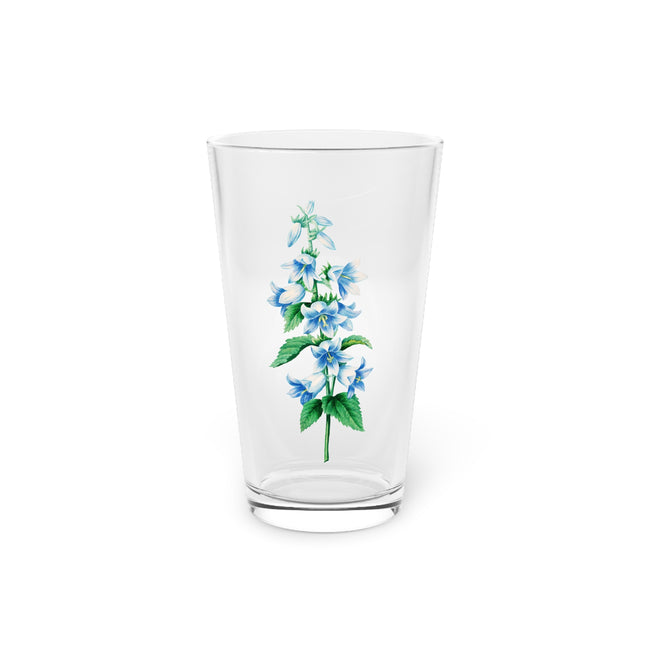 Bellflower Botanical Illustration by Pierre-Joseph Redouté Glass, 16oz