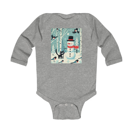 Frosty Forest Friends Infant Long Sleeve Bodysuit