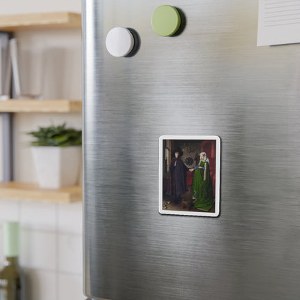 Arnolfini Portrait by Jan Van Eyck Die-Cut Magnets (5 Sizes)