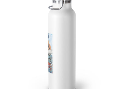 Playful Waves and Fashion Follies Copper Vacuum Insulated Bottle, 22oz