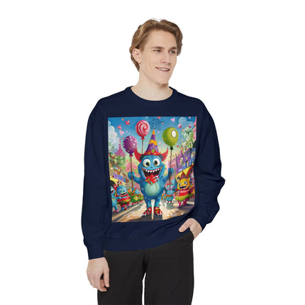 Monster Parade Madness Unisex Garment-Dyed Sweatshirt