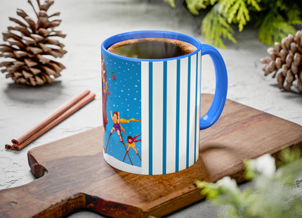 Snowfall & Couture Colorful Mugs (11oz, 15oz)