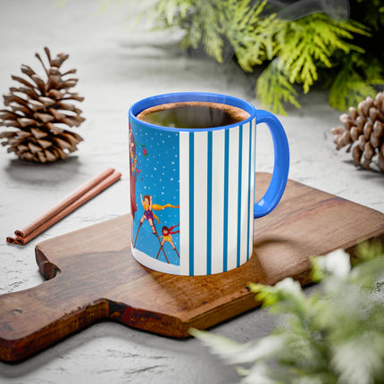 Snowfall & Couture Colorful Mugs (11oz, 15oz)