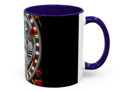 Halloween Witch Through the Mirror Colorful Mugs (11oz, 15oz)