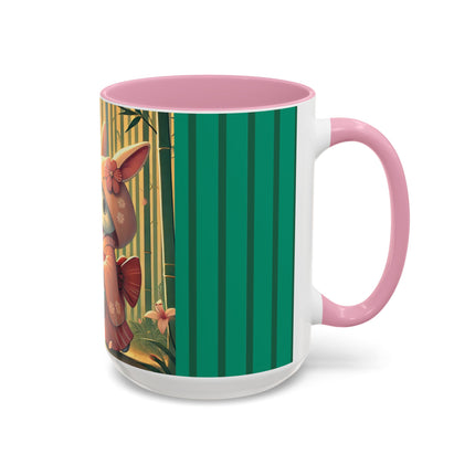 Geisha Kitten’s Easter Stroll Colorful Mugs (11oz, 15oz)