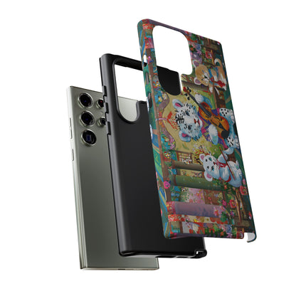 Melodies of the Snow Lion Cub Phone Cases