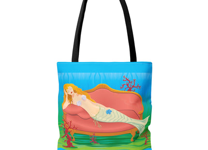 A Mermaid's Peaceful Refuge Tote Bag (AOP)