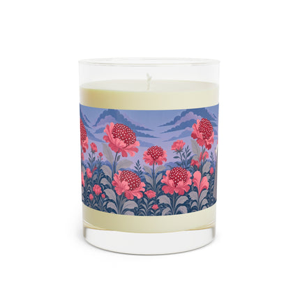🌸🎀 The Lady Of The Rose Twilight Garden Scented Candle – Art Deco Floral Romance