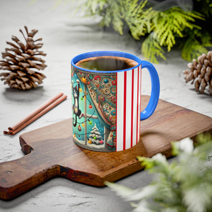 Mischief in Tinselland Colorful Mugs (11oz, 15oz)