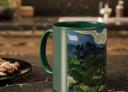 Olive Trees by Vincent Van Gogh Colorful Mugs (11oz, 15oz)