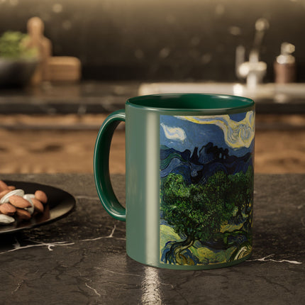 Olive Trees by Vincent Van Gogh Colorful Mugs (11oz, 15oz)