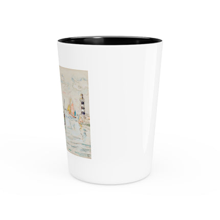 Groix by Paul Signac Ceramic Shot Glass