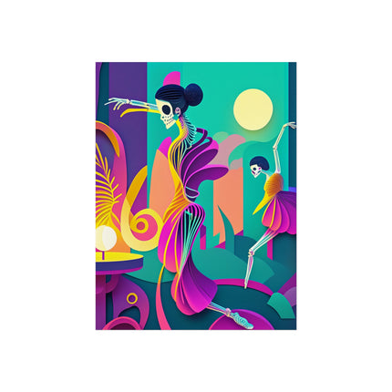 Dance of the Skeleton Ballerinas Fine Art Posters