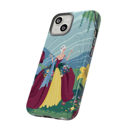 🌹🌿 The Willow Garden Promenade Phone Case – Art Deco Floral Elegance