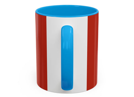 Napoleon Crossing the Alps by Jacques-Louis David Colorful Mugs (11oz, 15oz)