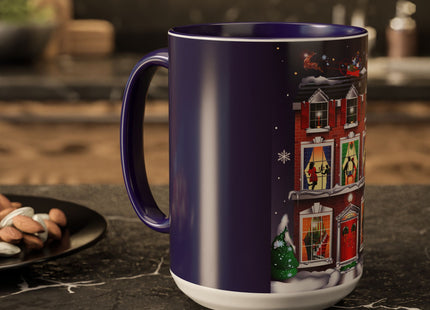 A Christmas Eve Celebration Colorful Mugs (11oz, 15oz)