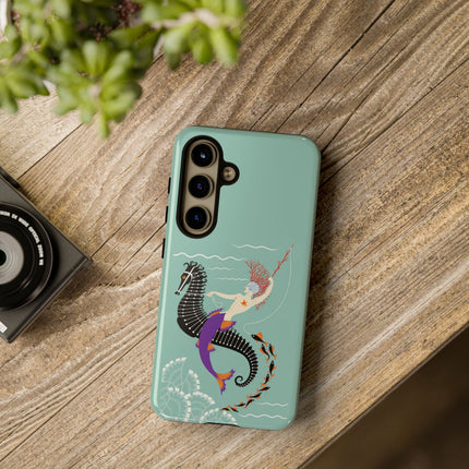 Mermaid on Seahorse Phone Case – Mythic Ocean Grace