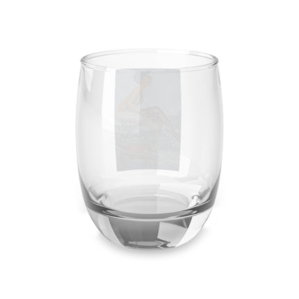 Playful Waves and Fashion Follies Whiskey Glass