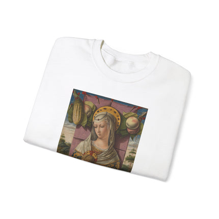Madonna and Child by Carlo Crivelli Heavy Blend™ Crewneck Sweatshirt