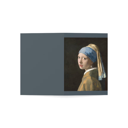 Girl with a Pearl Earring by Johannes Vermeer Greeting Cards (1, 10, 30, and 50pcs)
