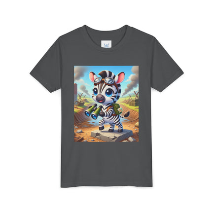 Zebra Lookout Youth Short Sleeve Tee