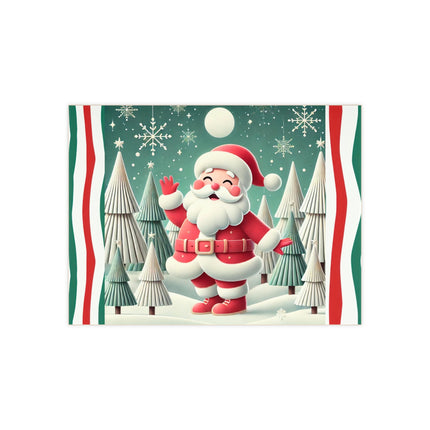 Santa's Joyful Night Ceramic Tile