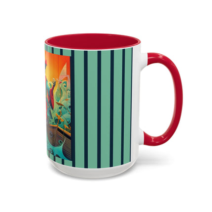 Skeleton Crew of the Misty Seas Colorful Mugs (11oz, 15oz)