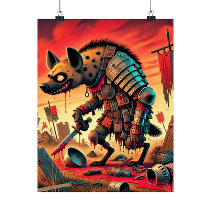 🦴🐾 The Cunning Scavenger Matte Vertical Poster – Survival, Strategy & Dark Fantasy