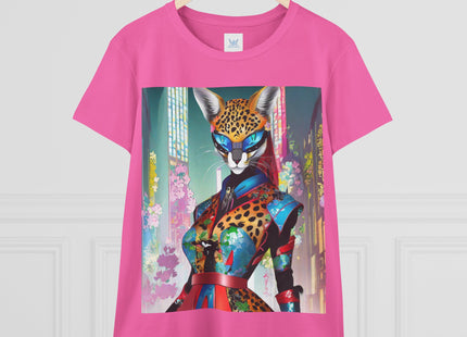 Cyber Cat Glamour Cotton Tee