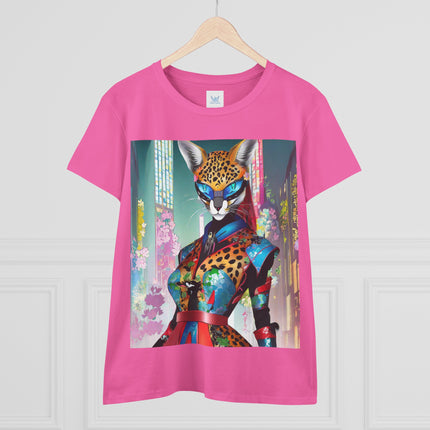 Cyber Cat Glamour Cotton Tee