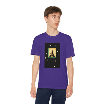 Playful Paws Youth Competitor Tee – Vintage Charm & Curious Adventure